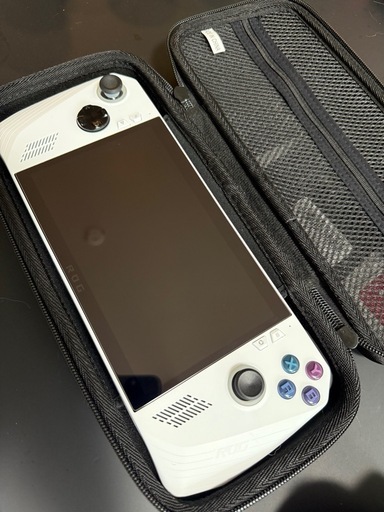 【美品】ASUS ゲーミングPC ROG Ally RC71L 7インチ Ryzen Z1 Extreme メモリ16GB SSD1T換装済み リフレッシュレート120Hz Windows11 ポータブル 重量608g ホワイト RC71L-Z1E512