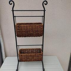 アイアン製収納ラック 29cm ×23 高さ 66cm