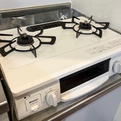 リンナイ　2口ガスコンロ　魚焼きグリルつき　HOWARO ホワロの画像
