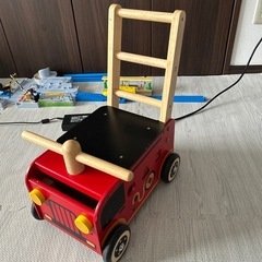 アイムトイ ウォーカー&ライド 消防車 手押し車