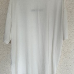 新品レディースハイネックロングTシャツ白の画像