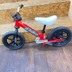 ジ233/ 子供用自転車 ディーバイク キックス D-BIKE KIX 赤 ヘルメット S/M プロテクター 取扱説明書付き の画像
