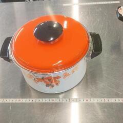 0615-104 ホーロー鍋　マルビシ