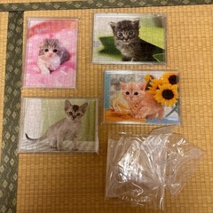 完成済み猫のパズル