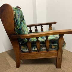 🛋️select used store LOOP... 🛋️morishige モリシゲ アンティーク チェア ソファ 1人掛け 花柄の画像