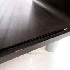 ニトリ TVボード 幅100×奥行35×高さ35.5cm クルーズ ダークブラウン テレビ台 TV台 ローボード 家具 NITORI 苫小牧西店の画像