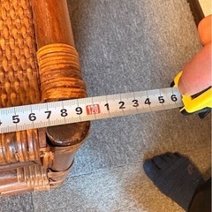 レトロな籐の引き出しの画像