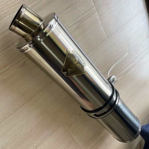 50．8πバナナ サイレンサー /汎用 旧車 50.8φ アルミバナナ菅湾曲