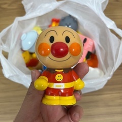 アンパンマンのソフトフィギュア・はじめてのブロックワゴン