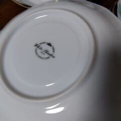 HOYA CHINA★カップ&ソーサー5個★White Shadowの画像