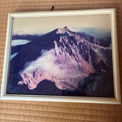 山岳写真　額縁入り