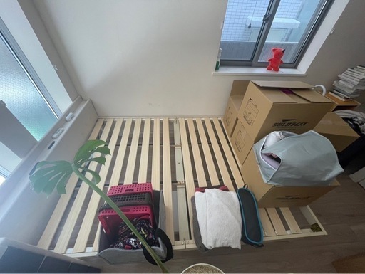 【7月5日取りに来れる方限定】ダブルベットフレーム