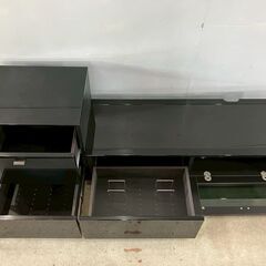テレビボード TVボード AVボード AVキャビネット テレビ台 TV台 ローボード キャビネット付 引き出し付 RW436の画像