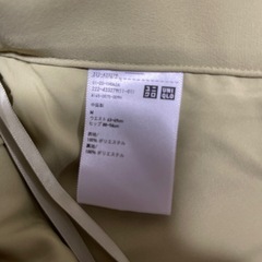 新品未使用　ユニクロプリーツスカートの画像