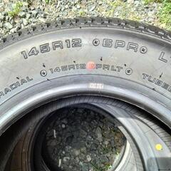 新品ヨコハマ 145R12 6PR 4本セット 2024年製 日本製 軽トラ等の画像