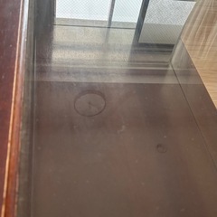 テーブル カリモク ガラステーブルの画像