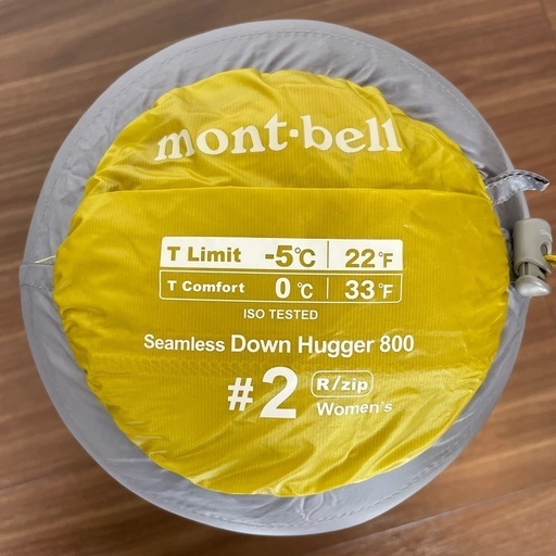 モンベル 寝袋 シュラフ レディース