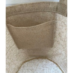 麻編　防水加工　CHANEL  ノベルティ　トートバック　チャーム付　新品未開封の画像