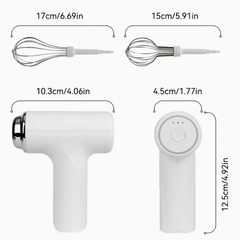 【新品】HOTU充電式ハンドミキサーの画像
