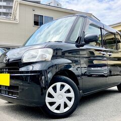 ダイハツ タント 人気のブラックマイカ パワスラ 車検満タンつい...