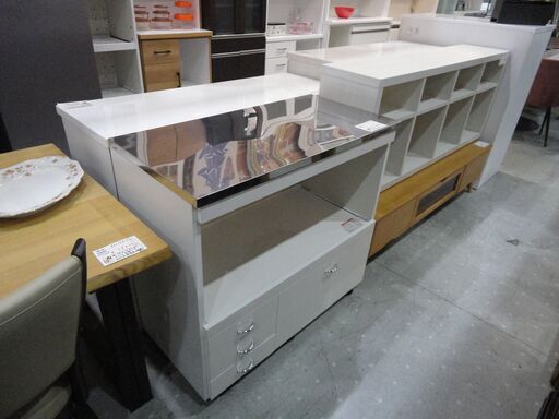 ステンレストップキッチンカウンター キッチンカウンター 幅90㎝ 【モノ市場東海店】141