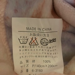 新品未使用 毛布 2枚セットの画像