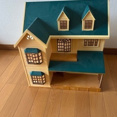 緑の屋根の大きなお家 シルバニアファミリーの画像