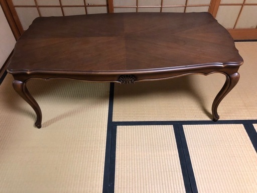 karimoku オールドカリモクセンターテーブル ロココ調 クラシック 猫脚