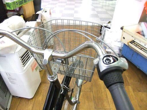 自転車 ノーパンタイヤ 27インチ 3段変速 シティサイクル CHACLE エアレスタイヤ ママチャリ カゴ付き 荷台付き 3段切り替