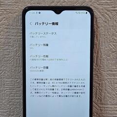 simフリー 判定〇 SCG08 SAMSUNG Galaxy A32 5G オーサムブラックの画像