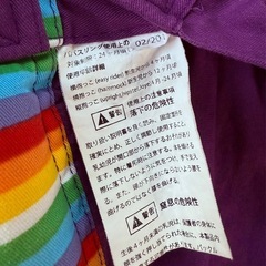 ババスリング　紫マルチストライプの画像