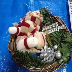 クリスマスリースの画像