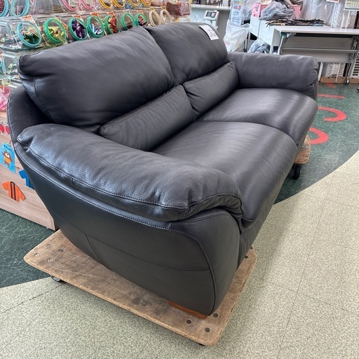 リユースのサカイ東金店　美品！Ltalsofa 2人掛けソファー　※オットマン付　TJ12745