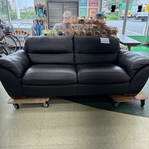 リユースのサカイ東金店　美品！Ltalsofa 2人掛けソファー　※オットマン付　TJ12745