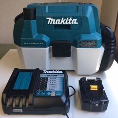 【美品・動作確認済】　makita/マキタ　18V 充電式集じん...