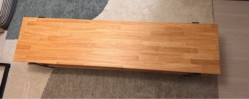 THE TV BOARD / LOW TABLE　ラバーウッド ナチュラル × Black Steel（KANADEMONO）