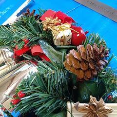 クリスマスリースの画像