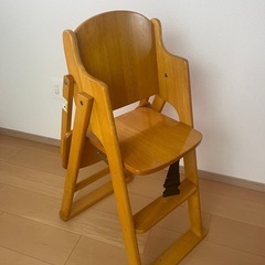 【早い者勝ち】ヤトミ たためる木製 ハイチェア の画像
