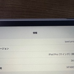 iPad Pro (第4世代) 11インチ シルバー  の画像