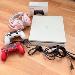 PS4プレイステーション4★中古★コントローラー3個ヘッドフォン