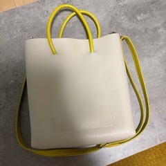 バイカラー　バッグ　2wayの画像
