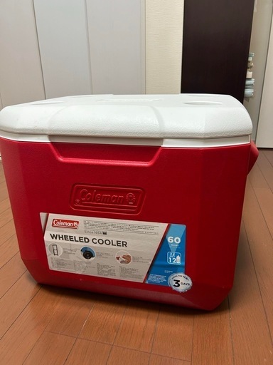 Coleman クーラーボックス　赤