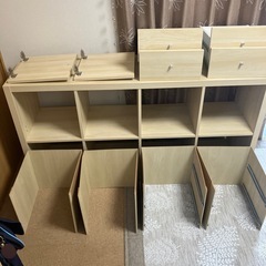 イケアの棚（オプション付）の画像