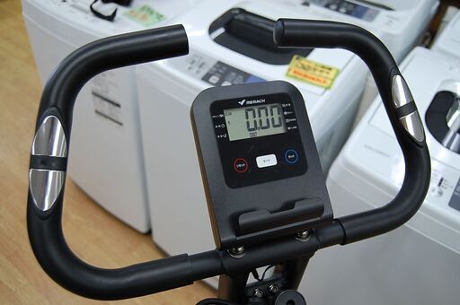 MERACH 折りたたみ式フィットネスバイク MR-S05 メリック X-BIKE 負荷16段階 ブラック フロアマット付き 折り畳み 折畳み クロスバイク エアロバイク 札幌市 清田区 平岡