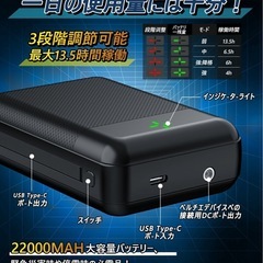 【新品未使用✨熱中症予防】ペルチェベスト 冷却ベスト 空調作業服 10000ｍAh 大容量バッテリー付きの画像