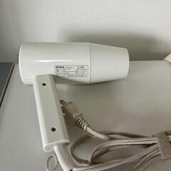 無印良品 デュアルファン マイナスイオン ヘアドライヤー 無印 白 家電 ヘアー ドライヤー 無印 muji 良品計画の画像