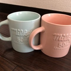 ペコちゃん　ポコちゃん　ミルキーペアマグカップの画像