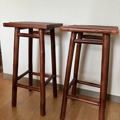 【お譲り先が見つかりました】木製ハイチェア×2