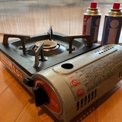 カセットコンロ/ボンベ2本付