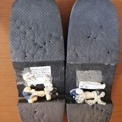 子供草履(全長:約22cm)(水玉模様)の画像